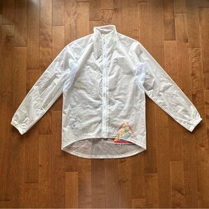 White Women's Ski Jacket with Logo